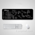 Tasco per mouse stampato in gomma personalizzato da gioco a buon mercato promozionale